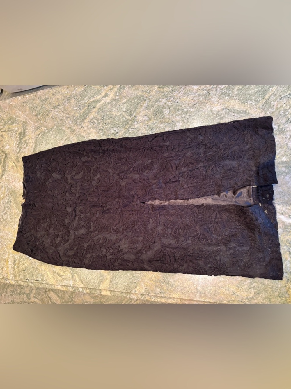 Marciano Black Lace Midi Skirt